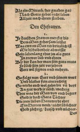 Den Ehefrawen.
