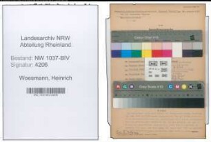 Entnazifizierung Heinrich Woesmann , geb. 26.05.1911 (Bahnsekretaer)