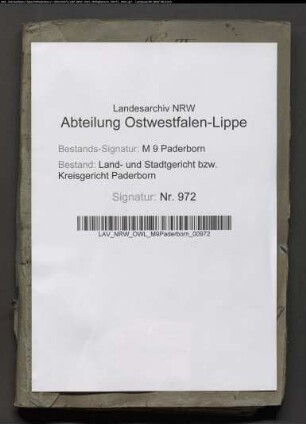 Repertorium der Grundakten der Dörfer Niederntudorf und Oberntudorf