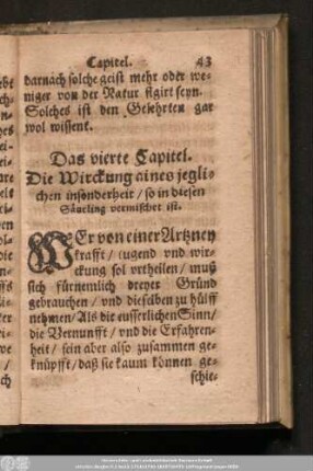 Das vierte Capitel. Die Wirckung aines jeglichen insonderheit/ so in diesen Säurling vermischet ist.