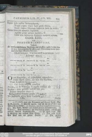 Ode XIII. Ad Fontem Blandusiae.