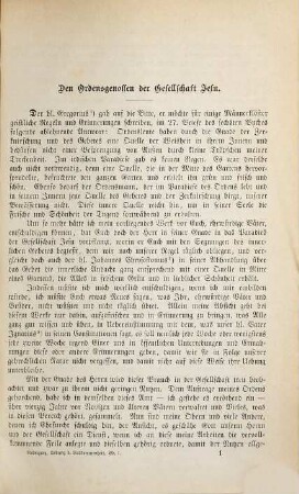 Uebung der christlichen Vollkommenheit und Tugend, 1