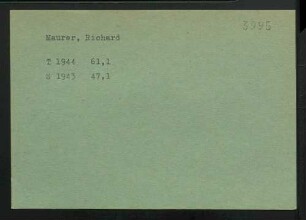 Maurer, Richard