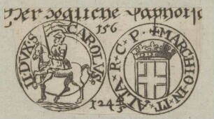 Bildnis von Carolvs II., Herzog von Savoyen