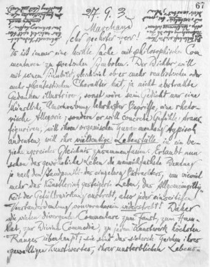 Brief an Louis Marchand
