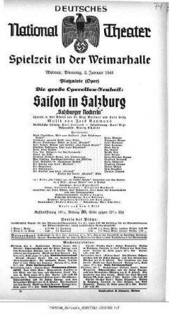 Saison in Salzburg
