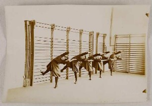 Übungen an der Sprossenwand