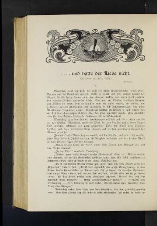 .... und hätte der Liebe nicht