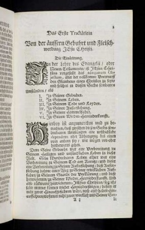 1-70, Das Erste Tractätlein