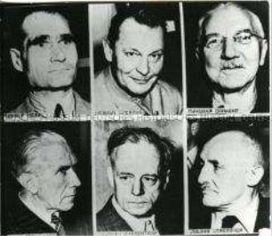 Angeklagte des Nürnberger Kriegsverbrecher-Prozesses