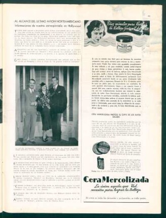 Al alcance del último avión norteamericano - Informaciones de nuestro corresponsalía en Hollywood