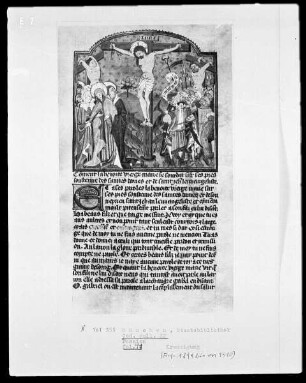 La passion de Jésus Christ — Kreuzigung, Folio 43