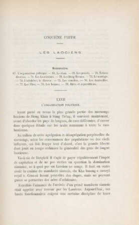 Cinquième partie