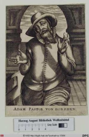 Bildnis Adam Pastor (eig. Rudolph Martini)