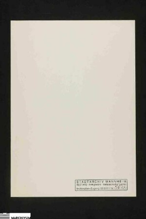 Vermögen des verstorbenen Johann Ludwig Ludin
