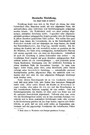 Deutsche Erziehung