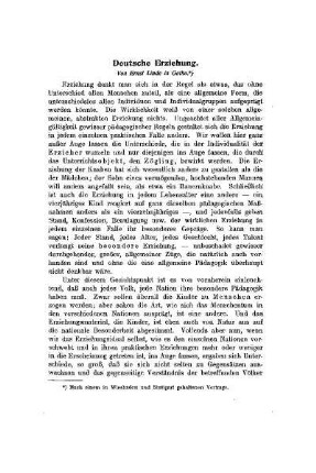 Deutsche Erziehung