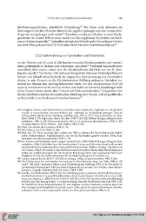 2.3.2 Aufbewahrung von Gewändern und Materialien