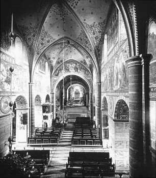 Freckenhorst, Stiftskirche St. Bonifatius, Inneres nach Osten