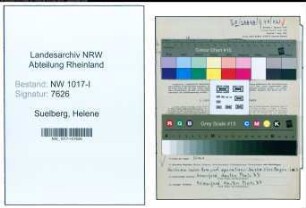 Entnazifizierung Helene Suelberg , geb. 31.03.1908 ()