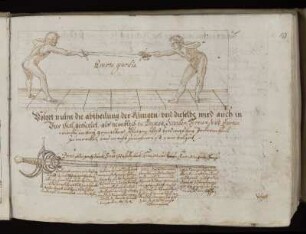 Die abtheilung der klingen