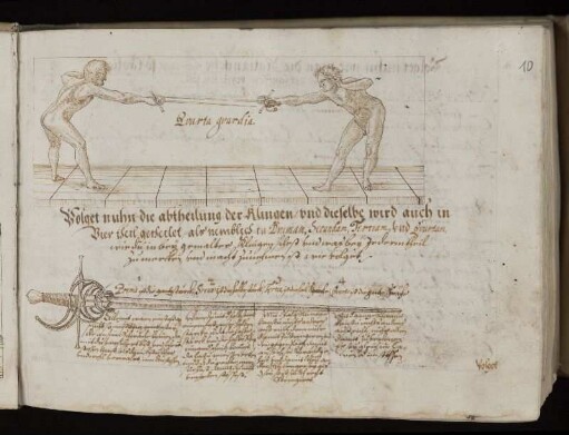 Die abtheilung der klingen