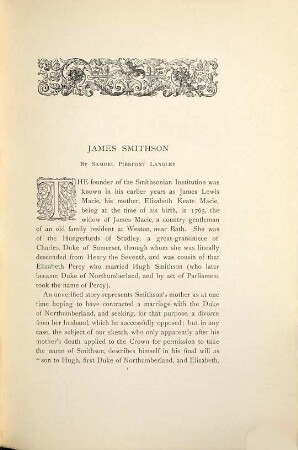 The Smithsonian Institution 1846 - 1896 : the History of its First Half Century