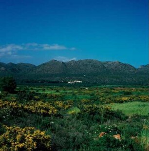 Moni Agias Triados ton Murtaron (Moni Tzangarolon), Akrotiri (Kreta) : Akrotiri (Kreta). Blick auf Moni Agias Triados ton Murtaron (Moni Tzangarolon)