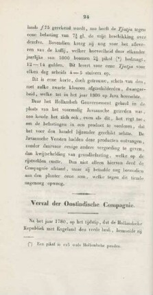 Verval der Oostindische Compagnie