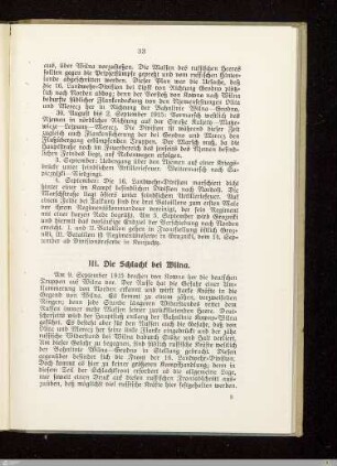 III. Die Schlacht bei Wilna