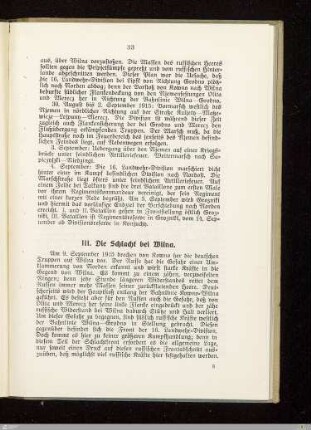 III. Die Schlacht bei Wilna