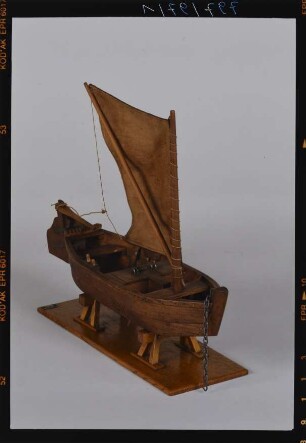 Modell eines Segelbootes (Fischerboot)