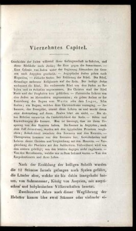 Vierzehntes Capitel.