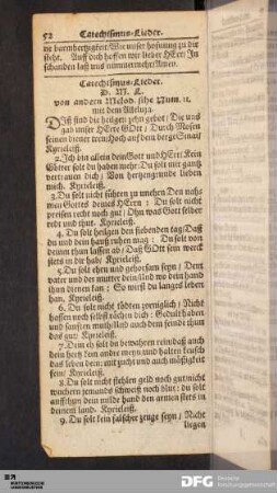 Catechismus-Lieder.