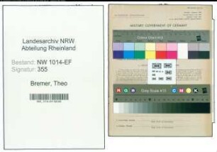 Entnazifizierung Theo Bremer , geb. 10.08.1900 (Kraftfahrer)