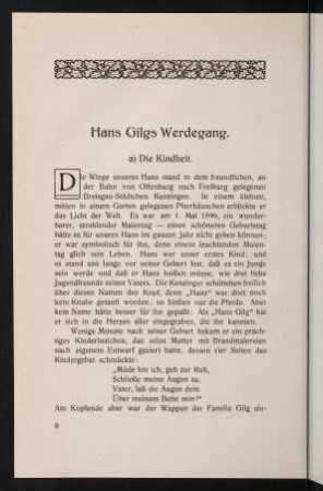 8-46, Hans Gilgs Werdegang