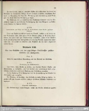 Abschnitt VII. Von den Erbstölln und den gegenseitigen Verhältnissen zwischen Erbstölln und Fundgruben