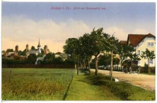 Stolpen. Blick von Rennersdorf aus