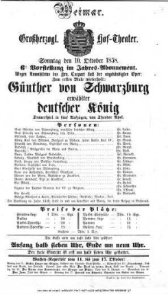 Günther von Schwarzburg erwählter deutscher König