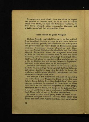 Franzl erfährt die große Neuigkeit