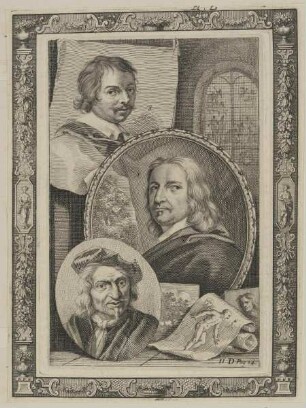 Bildnis des Philippe de Champagne, des Pieter Jansz van Asch und des Jan Gerritsz van Bronckhorst