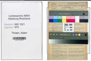 Entnazifizierung Adam Thraen , geb. 06.04.1900 (Postbeamter)