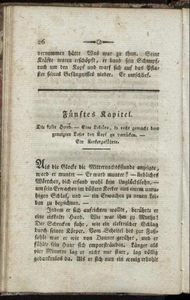 Fünftes Kapitel. Die kalte Hand. [...]