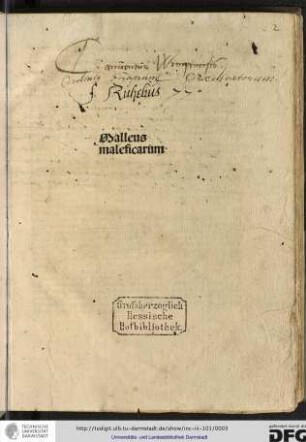 Malleus maleficarum