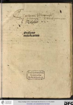 Malleus maleficarum