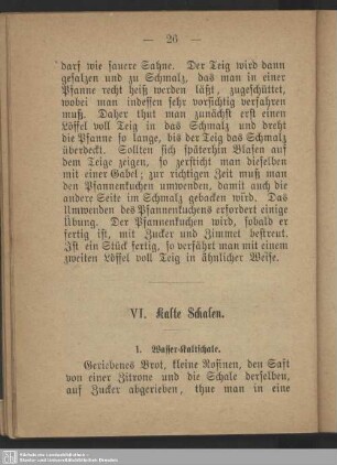 VI. Kalte Schalen