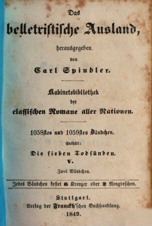 Die sieben Todsünden, 5,1/2. Die Trägheit