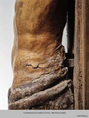 Kruzifix : Christusskulptur : Bauch