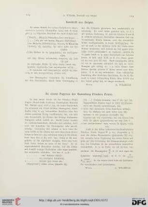 Band 8: Zu einem Papyrus der Sammlung Flinders Petrie