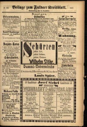 Zweite Ausgabe vom Donnerstag, den 09. Dezember 1897.